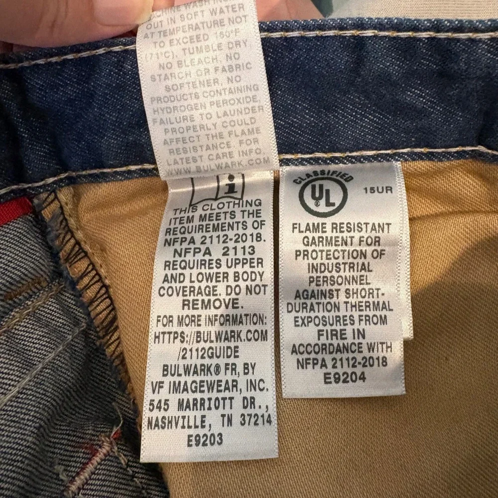 NWT Bulwark FR Flame Resistant Jeans 36x30 Relaxed Fit CAT2 Arc Rated 9 cal 2112